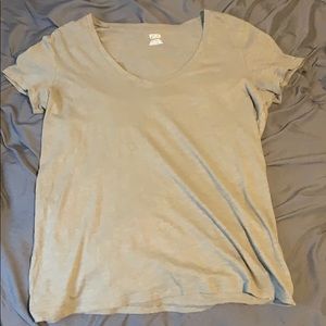 Pink v neck shirt